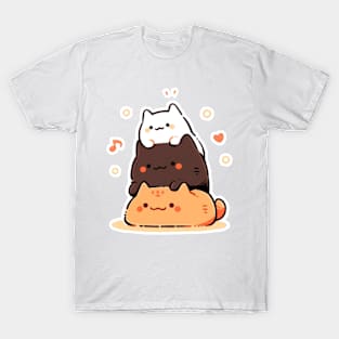 Stacked cats T-Shirt